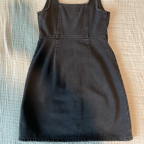 Urban Outfitters Black Button-Front Dress - Picture 2 of 3